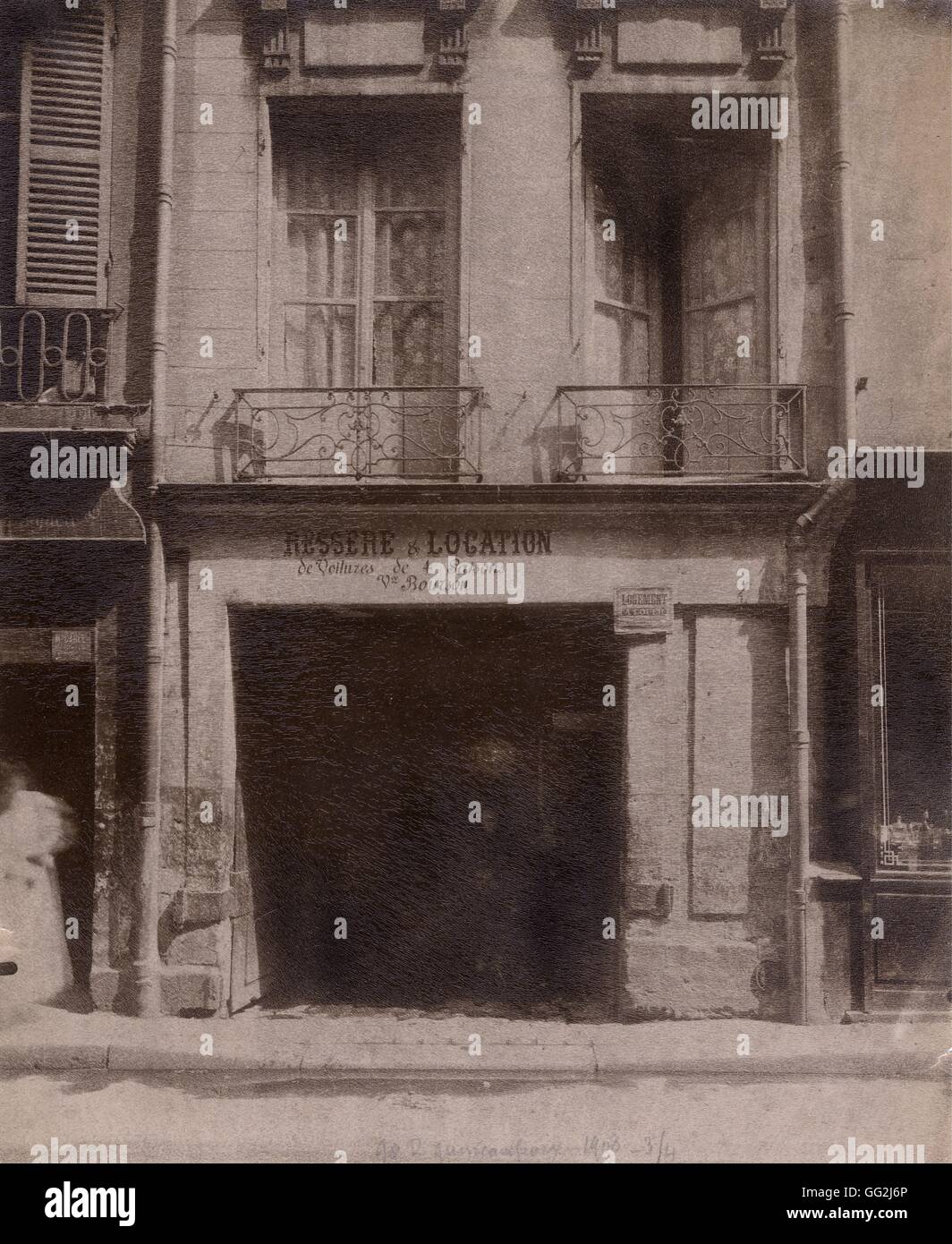 Eugène Atget Entrata del 90 Rue Quincampoix - nel 3° arrondissement di Parigi 1908 albume stampa dopo il piano di vetro negativo (21,2 x 17,3 cm) Collezione privata Foto Stock Eugène Atget Entrata del 90 Rue Quincampoix - nel 3° arrondissement di Parigi 1908 albume stampa dopo il piano di vetro negativo (21,2 x 17,3 cm) Collezione privata Foto Stock