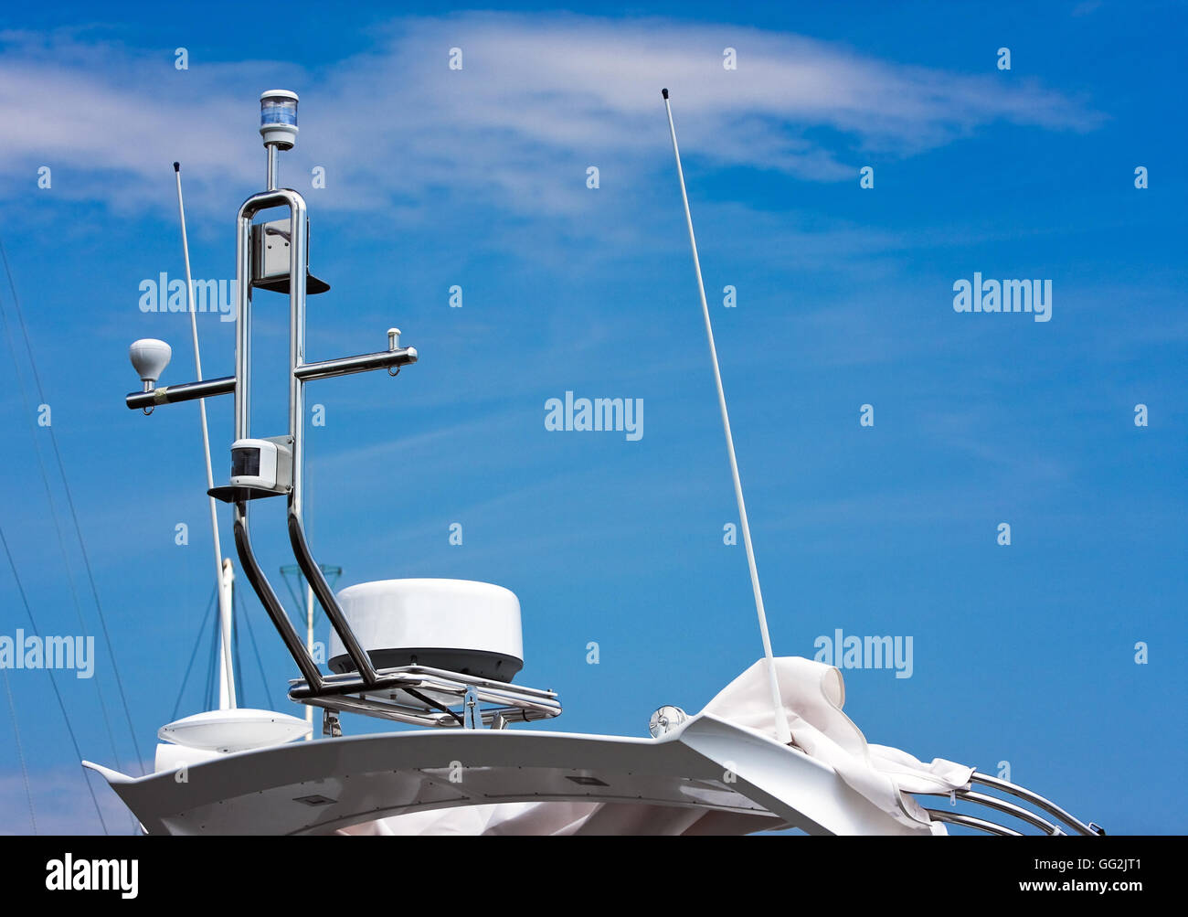 GPS e antenne Foto Stock