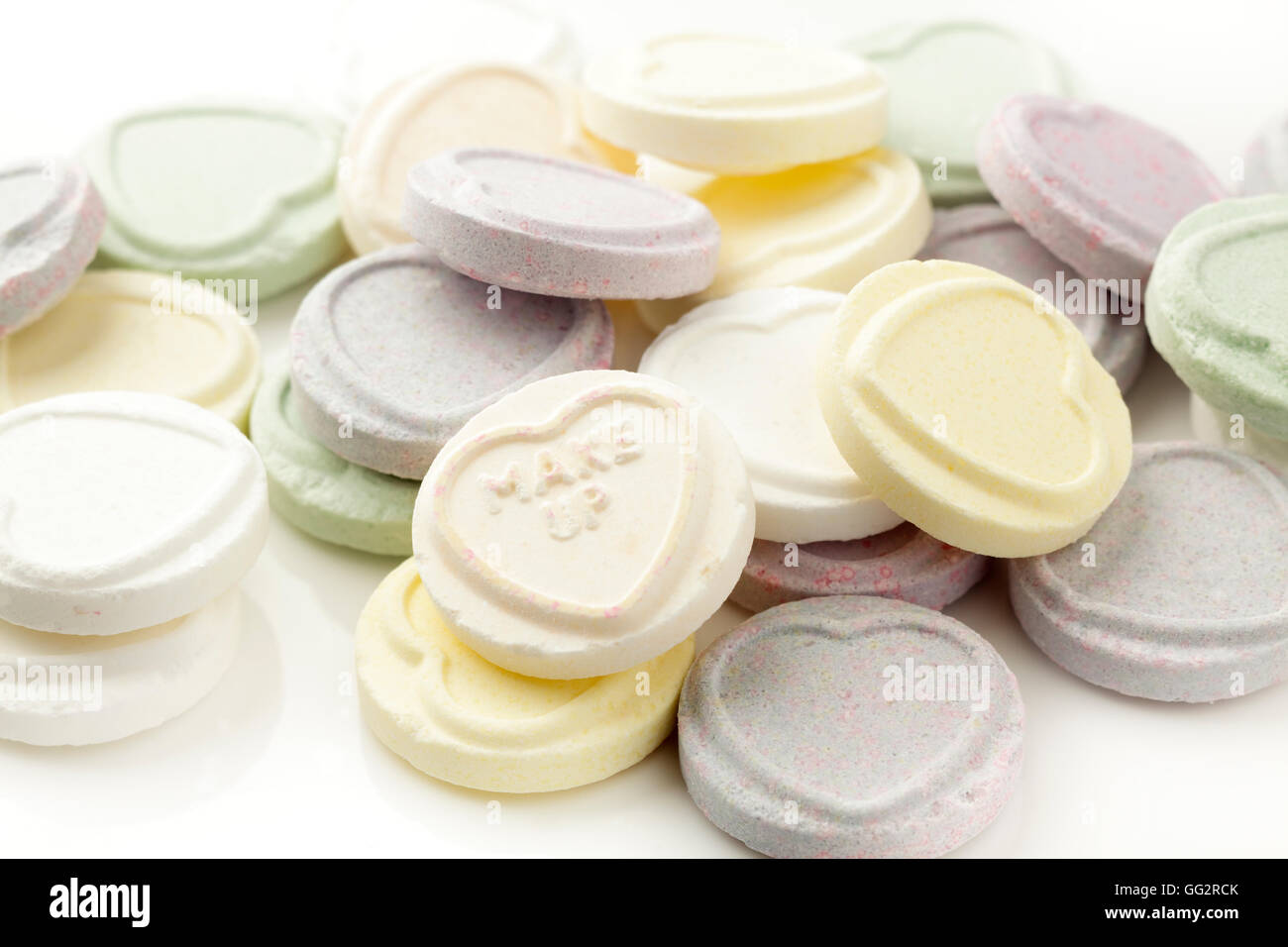 Amore cuori - Make Up Foto Stock