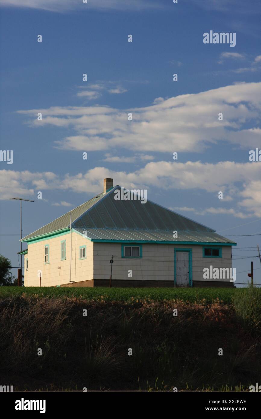 Lonely house di Big Sky Country Foto Stock