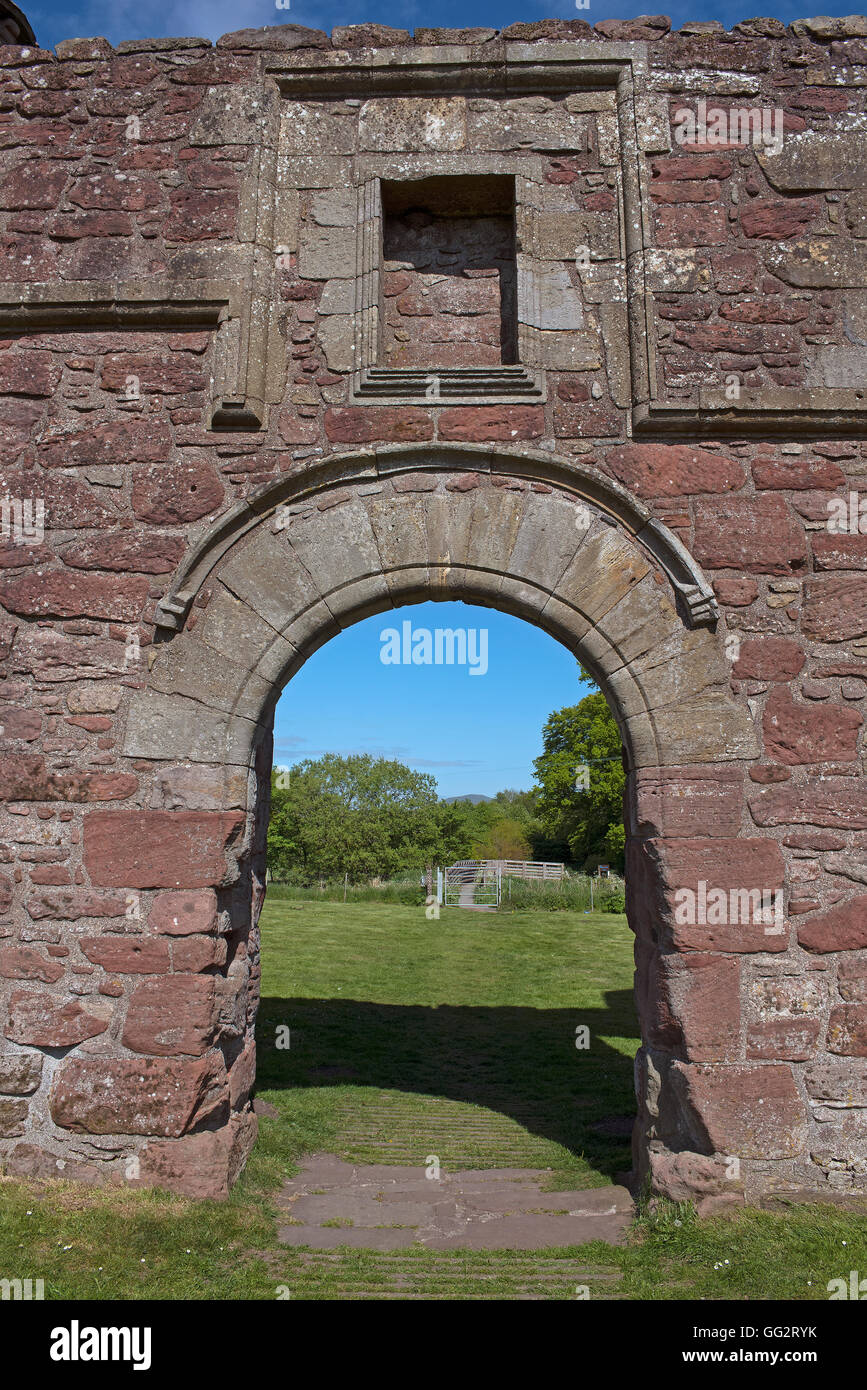 Burleigh Castello una volta che la casa della dinastia Balfour pianificato monumento antico vicino Milnathort Perthshire Scozia SCO 10,980. Foto Stock