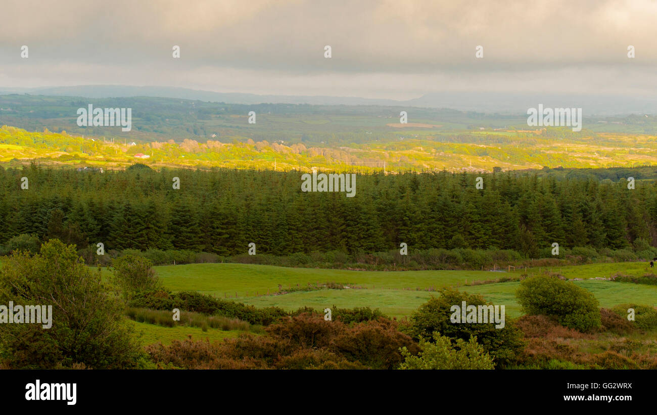 Paesaggio a Ballydehob, Cork Ovest, Irlanda Foto Stock