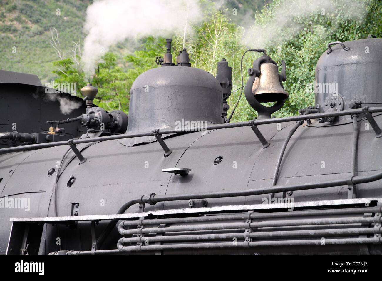 American locomotive a vapore Foto Stock