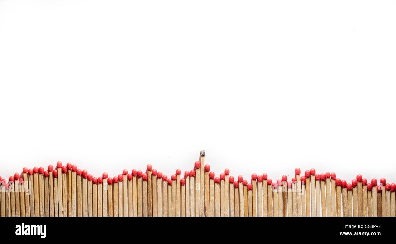 Alienato molte corrispondenze e uno già utilizzato in medio Foto Stock