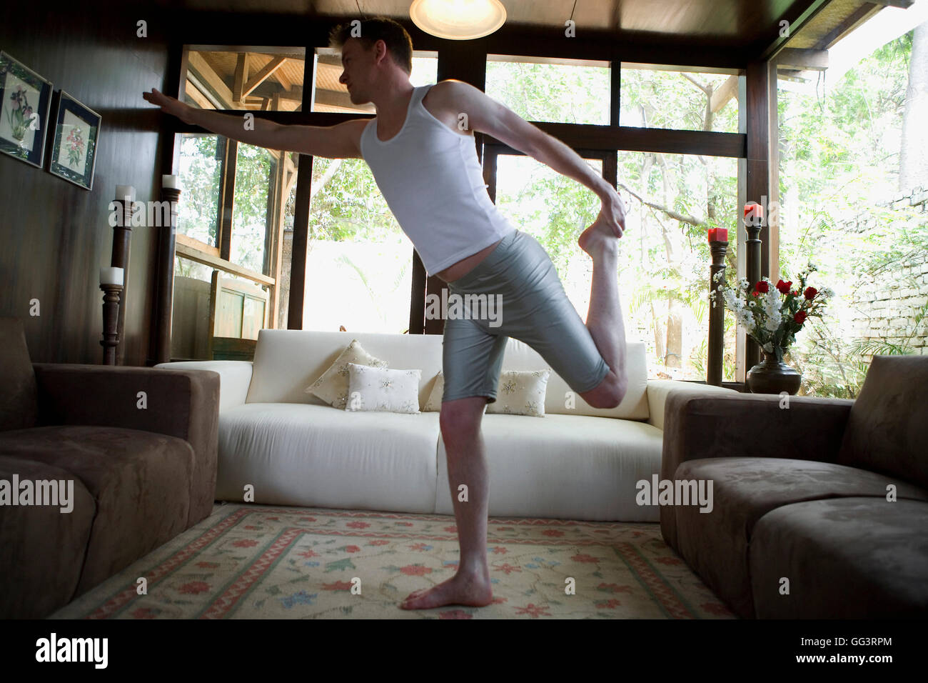 Concentrazione Asana speciale Foto Stock