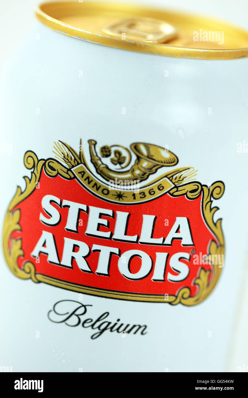 Stella Artois può chiudere fino Foto Stock