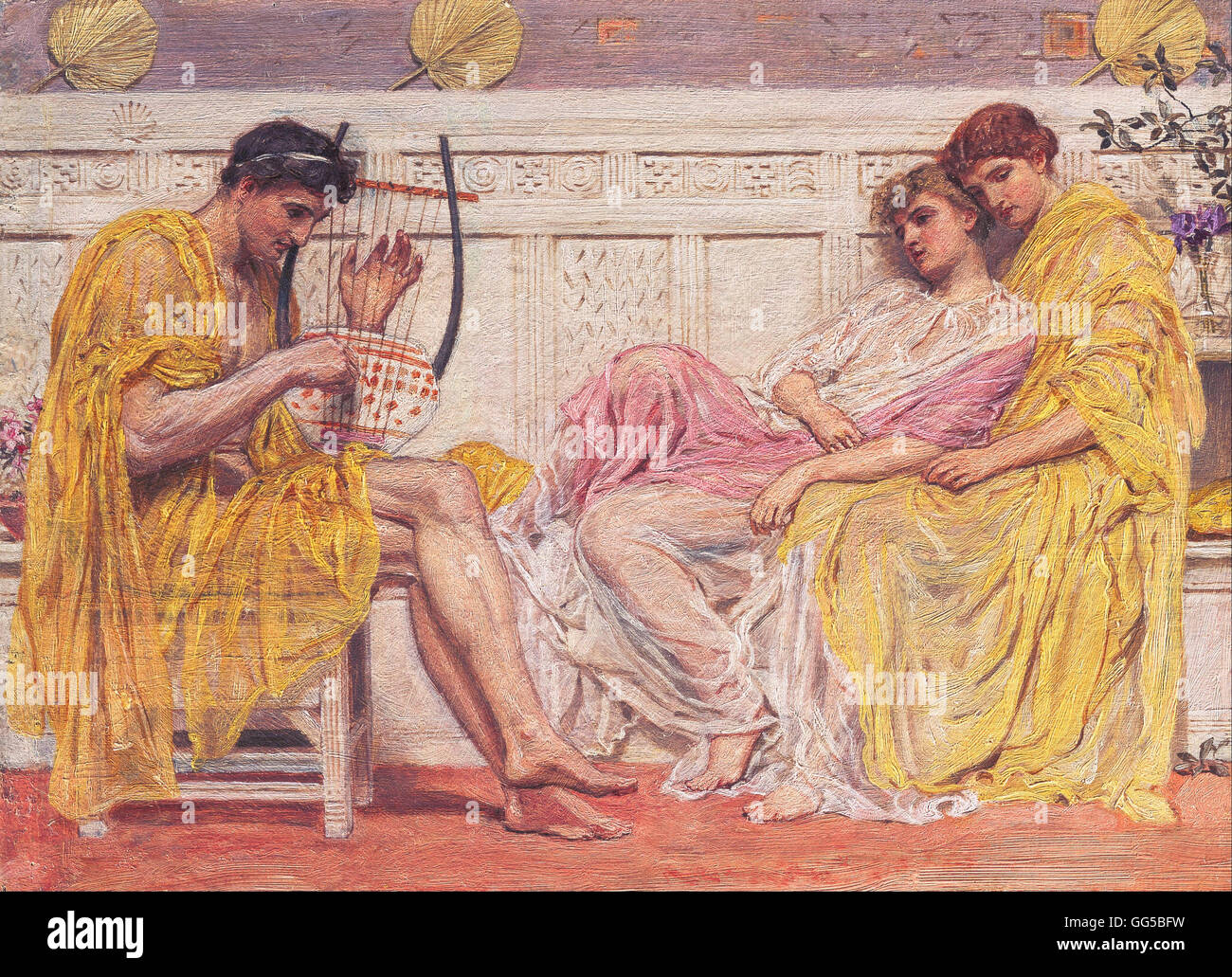 Albert Joseph Moore - un musicista Foto Stock