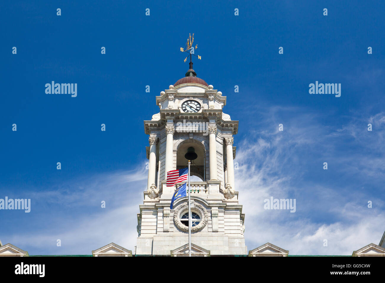 Dettaglio della Città di Portland Hall .La struttura è stata costruita nel 1909-12 e è stato elencato nel Registro Nazionale dei Luoghi Storici in 1 Foto Stock