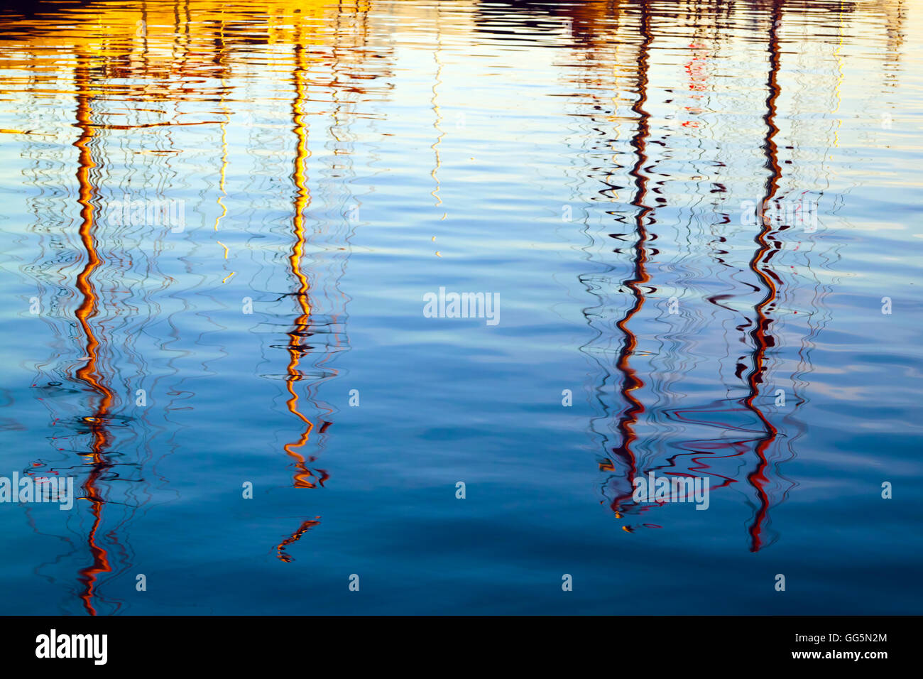 Abstract la riflessione di acqua Foto Stock