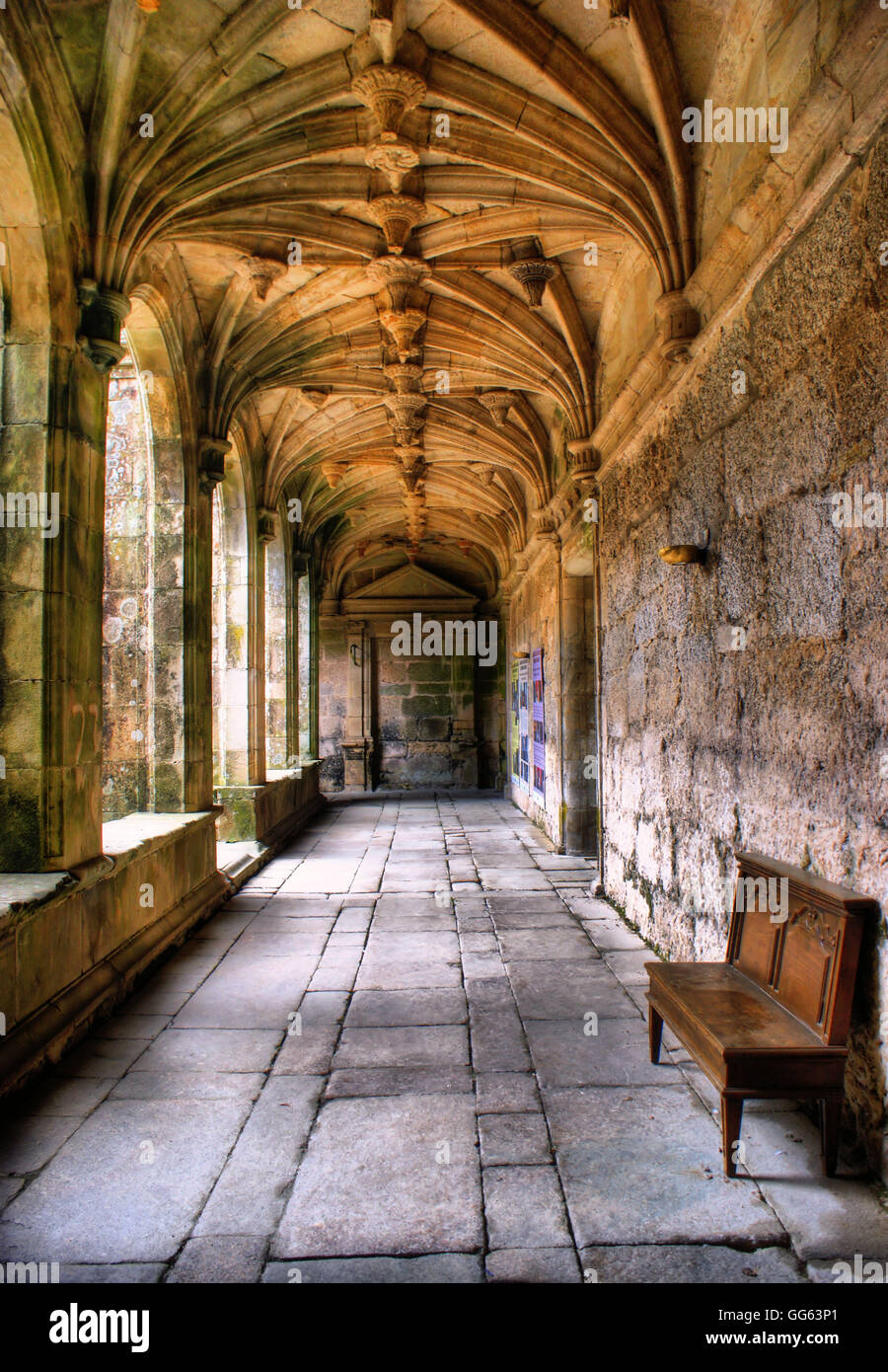 Chiostro di Sao Goncalo monastero di Amarante, Portogallo Foto Stock