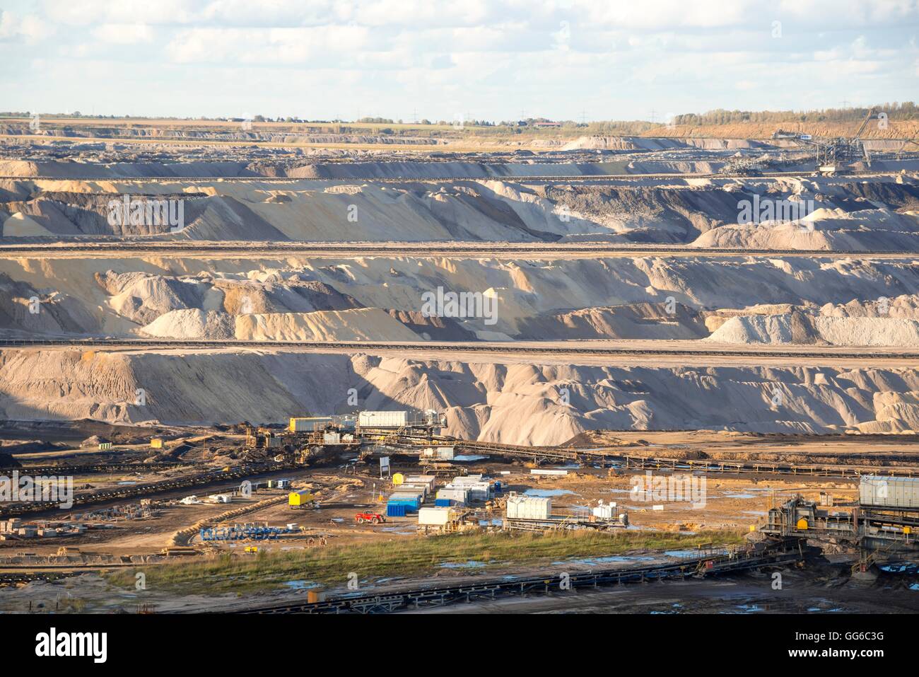 Ignite open-pit mining, Hambach Foto Stock