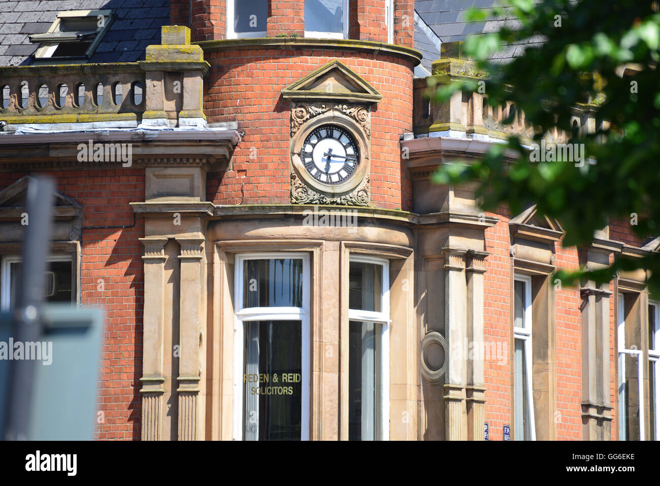 torre dell'orologio, centro di Belfast Foto Stock