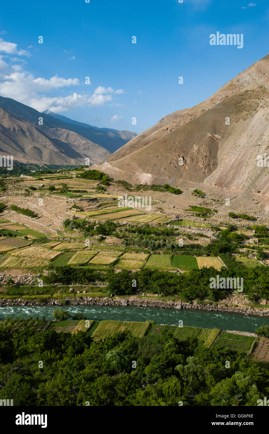 Il Panjshir Valley, Afghanistan, Asia Foto Stock