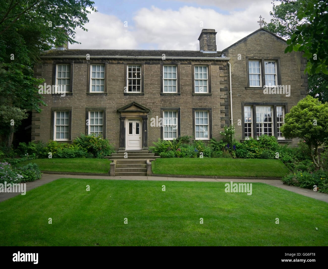 Bronte Parsonage Museum Haworth village Yorkshire Foto Stock