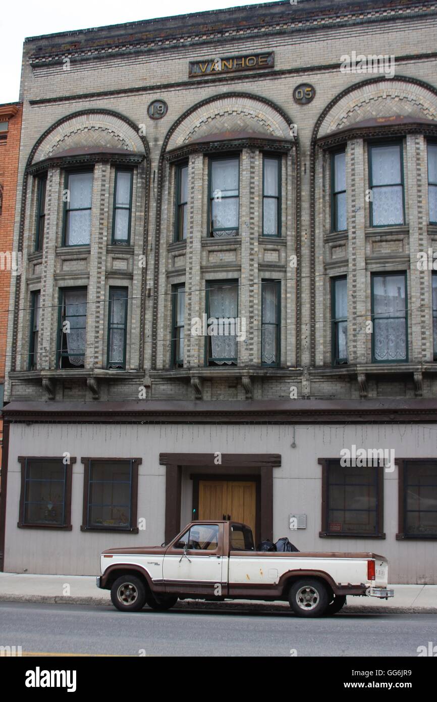 Scena di strada in Butte, Montana, USA Foto Stock