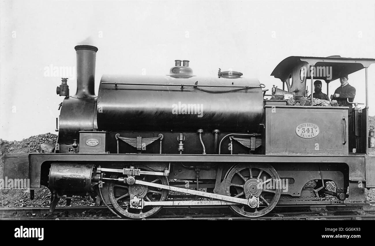 In NBR (LNER Y9 ) 0-4-0ST No.341 locomotiva a vapore Foto Stock