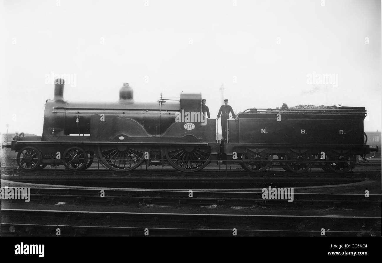 NBR 4-4-0 n. 597 della LNER D25 classe Foto Stock