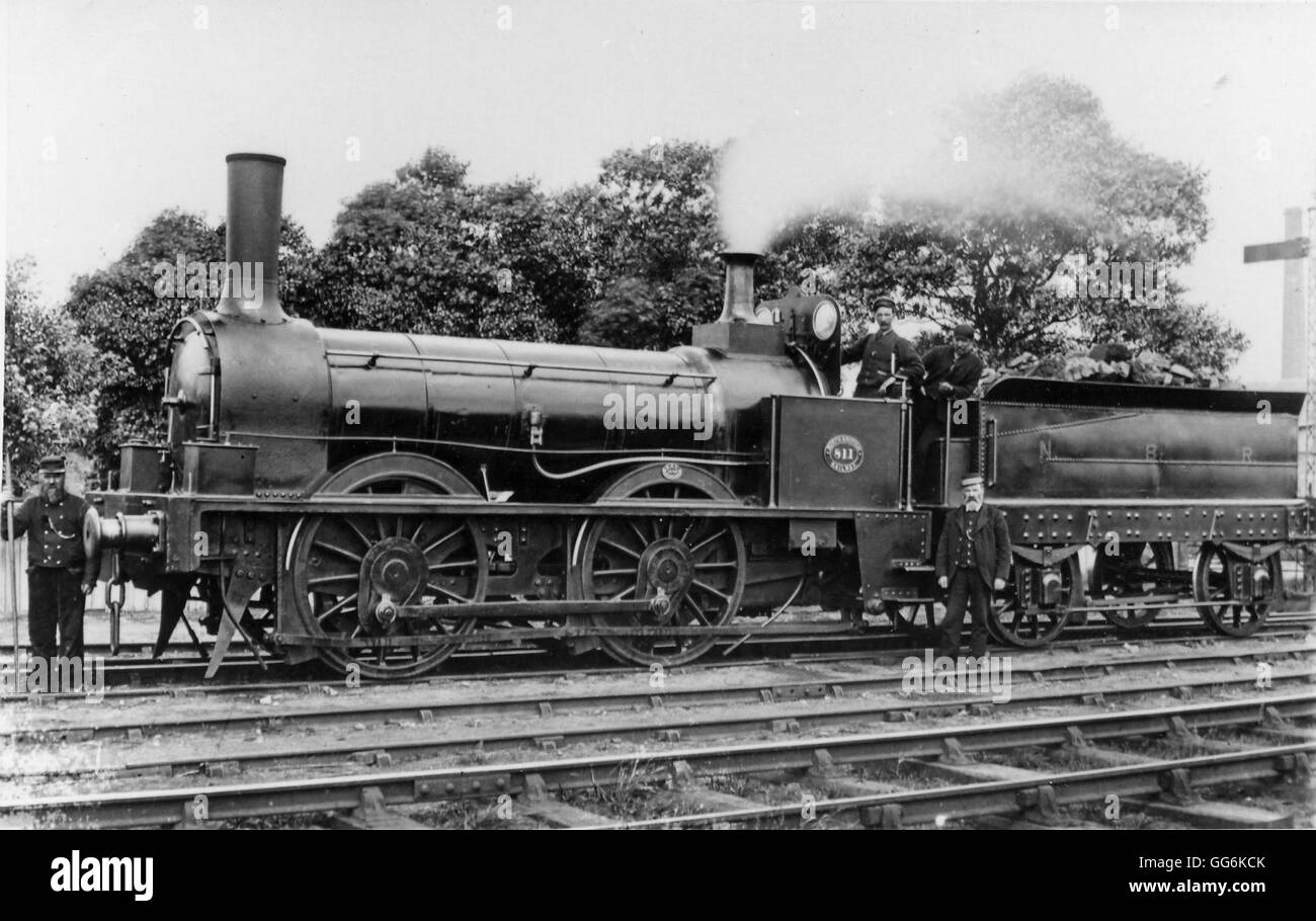 In NBR (LNER Y10) 0-4-0 No.811 gara locomotiva a vapore Foto Stock