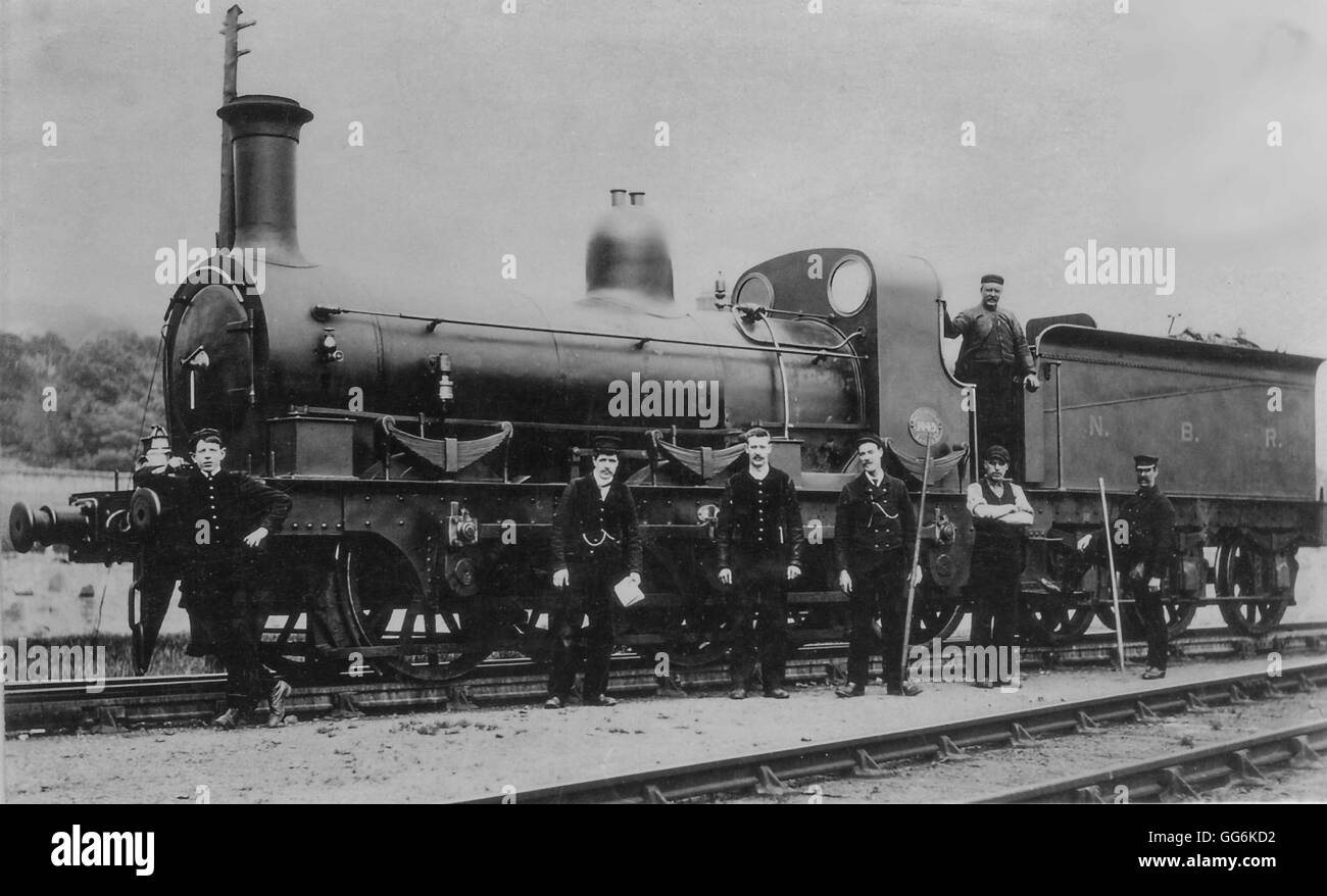 NBR 0-6-0 locomotiva a vapore No.1049 Foto Stock