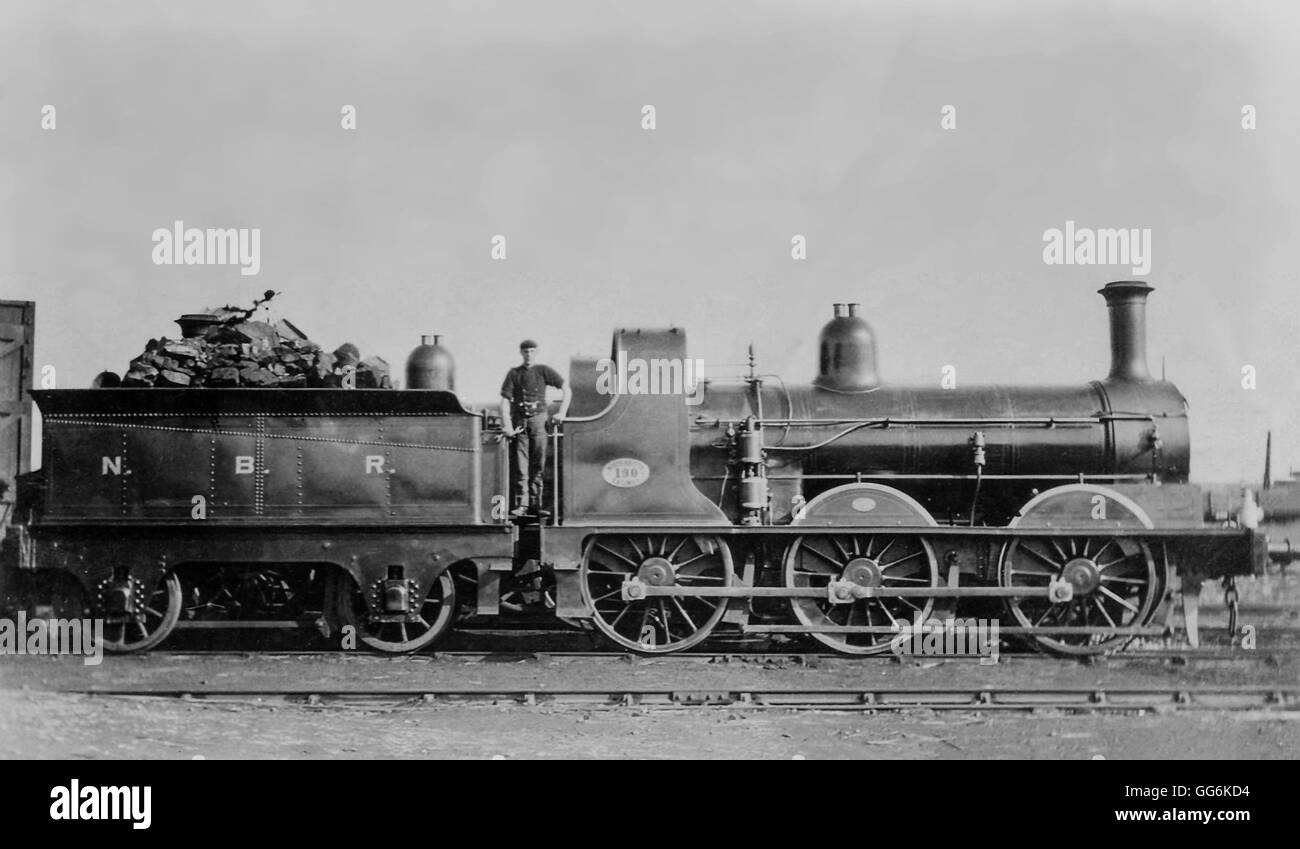 NBR 0-6-0 locomotiva a vapore No.190 Foto Stock
