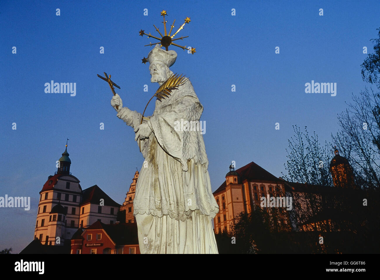 Il castello di Neuburg. Bavaria. Germania Foto Stock