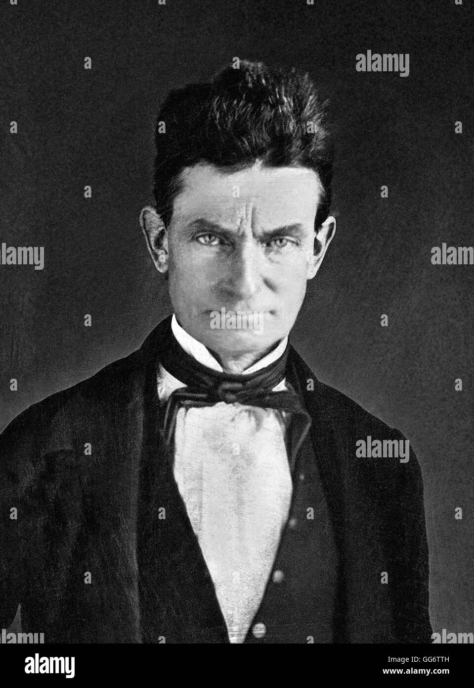 John Brown. Ritratto dell'Americano, abolizionista John Brown (1800-1859) da Augusto Washington, c.1846-1847 Foto Stock