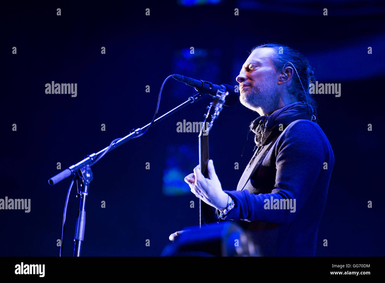 Radiohead live a San Gallo Open Air Festival di musica, a San Gallo, Svizzera, 2016 Foto Stock