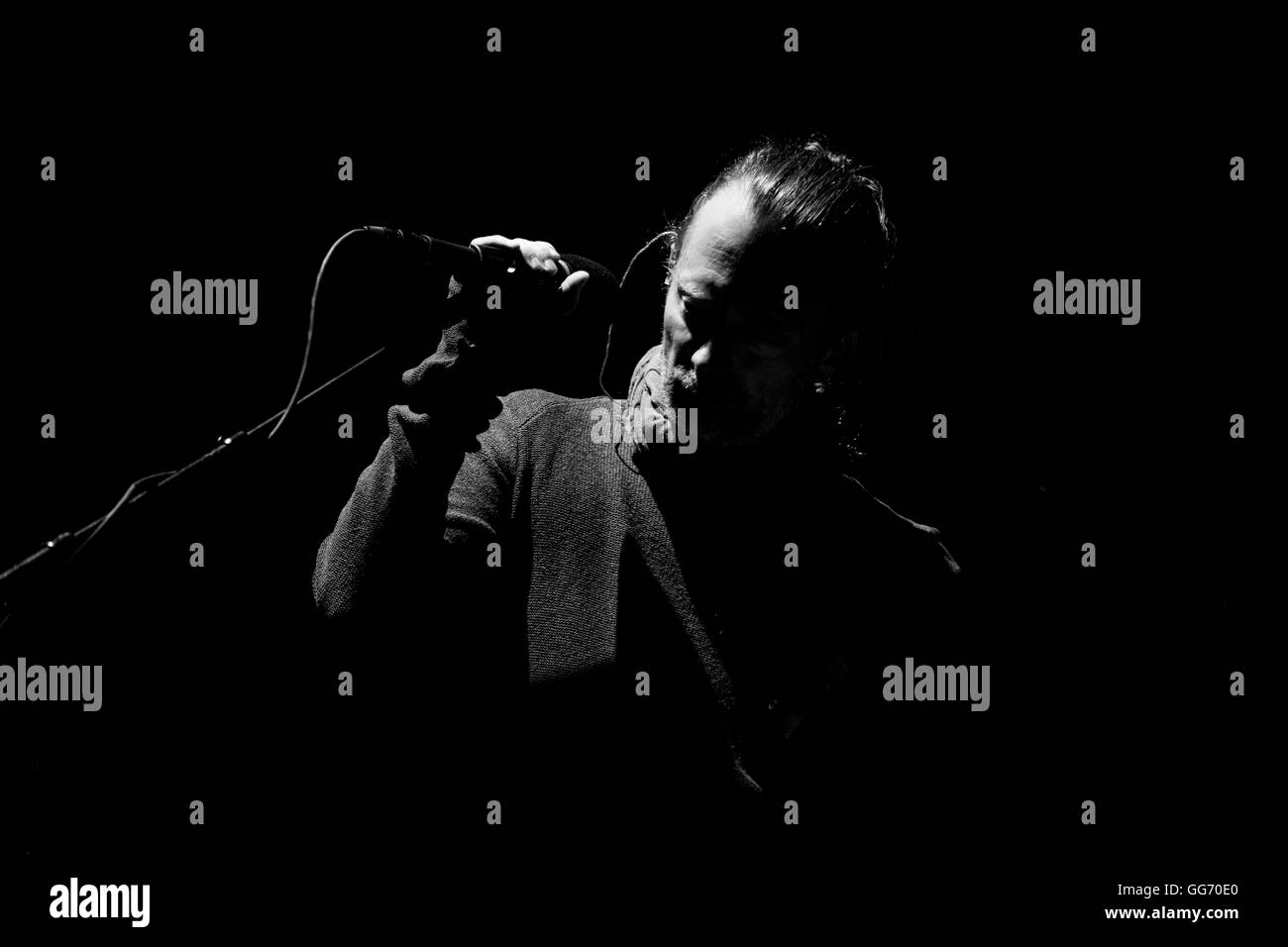 Radiohead live a San Gallo Open Air Festival di musica, a San Gallo, Svizzera, 2016 Foto Stock