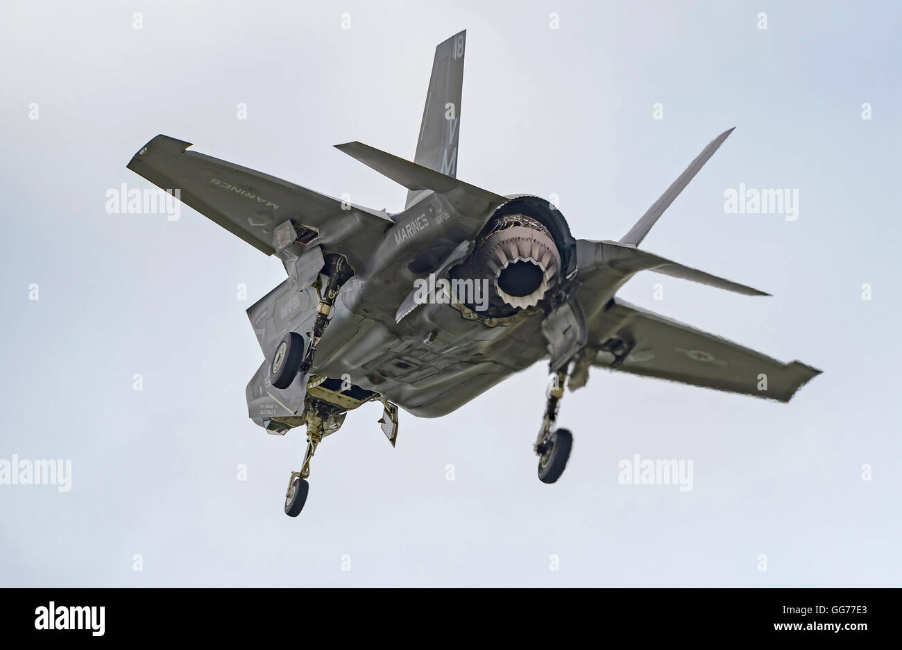 F35B Lightning II Marines americani al Royal International Air Tattoo 2016 Foto Stock