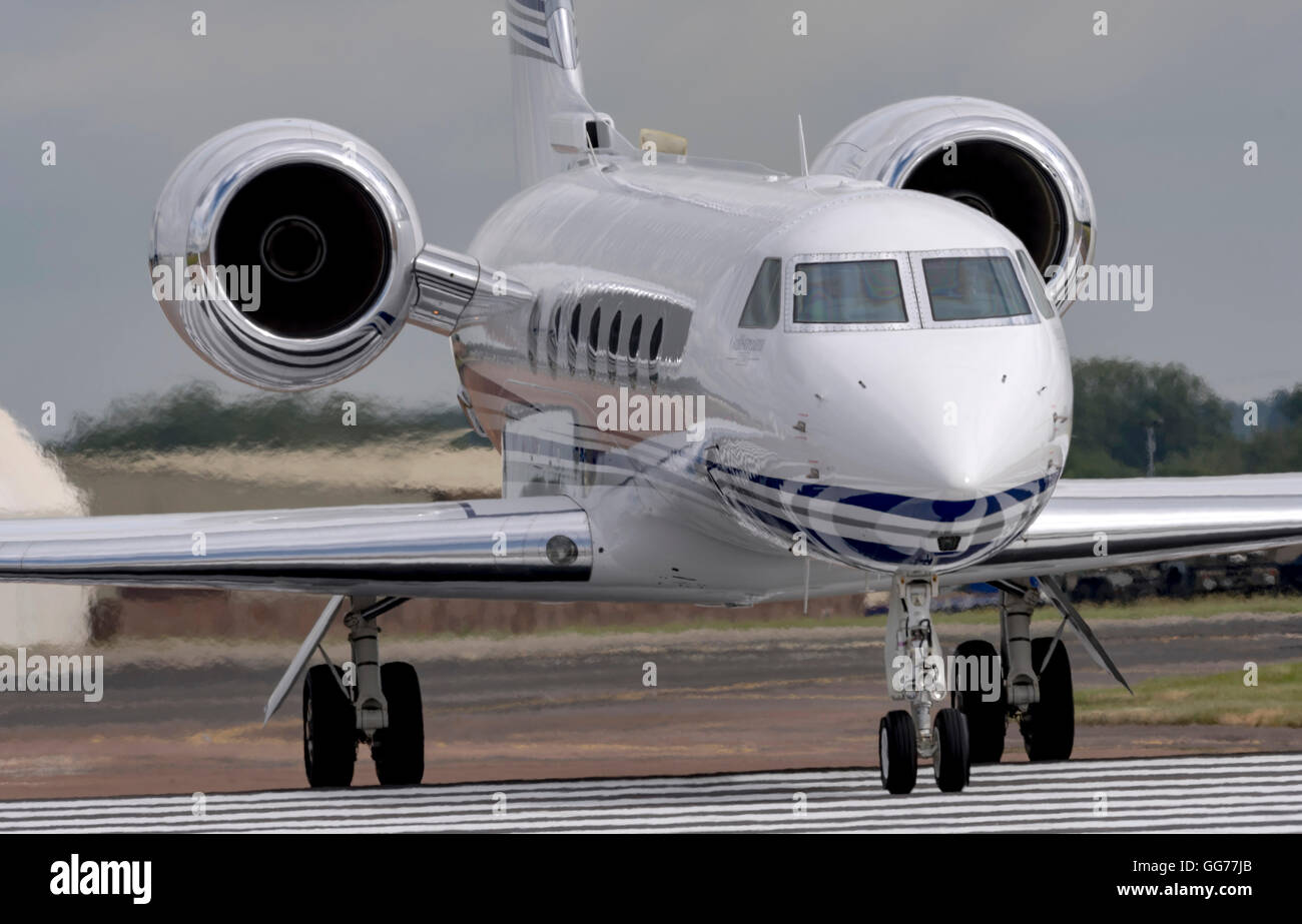 Gulfstream G550 presso il Royal International Air Tattoo 2016 Foto Stock