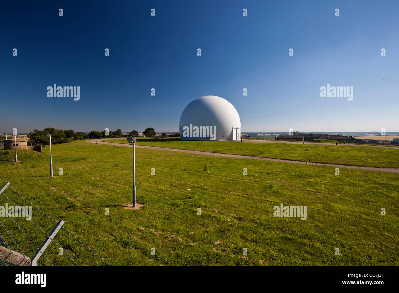 RAF Trimmingham stazione radar sulla costa di Norfolk. Foto Stock