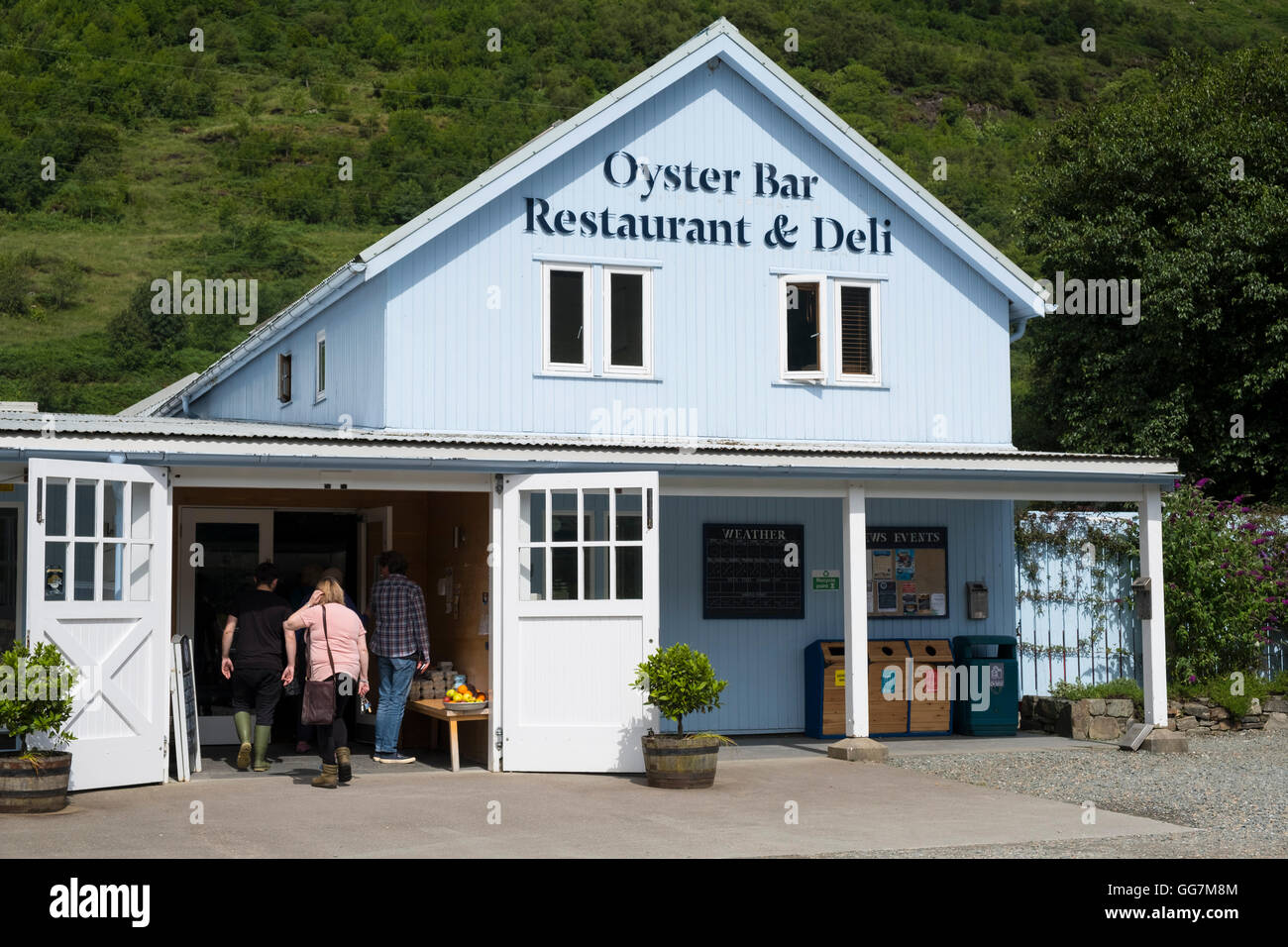 Il ristorante e bar Oyster a Loch Fyne in Argyll and Bute , Scozia, Regno Unito Foto Stock