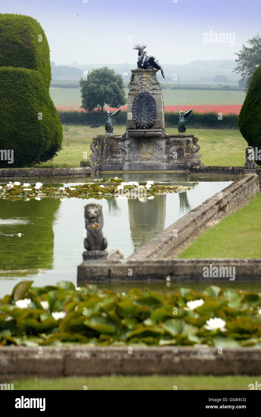 Giardini di Burton Agnese Hall, Driffield, East Yorkshire Foto Stock