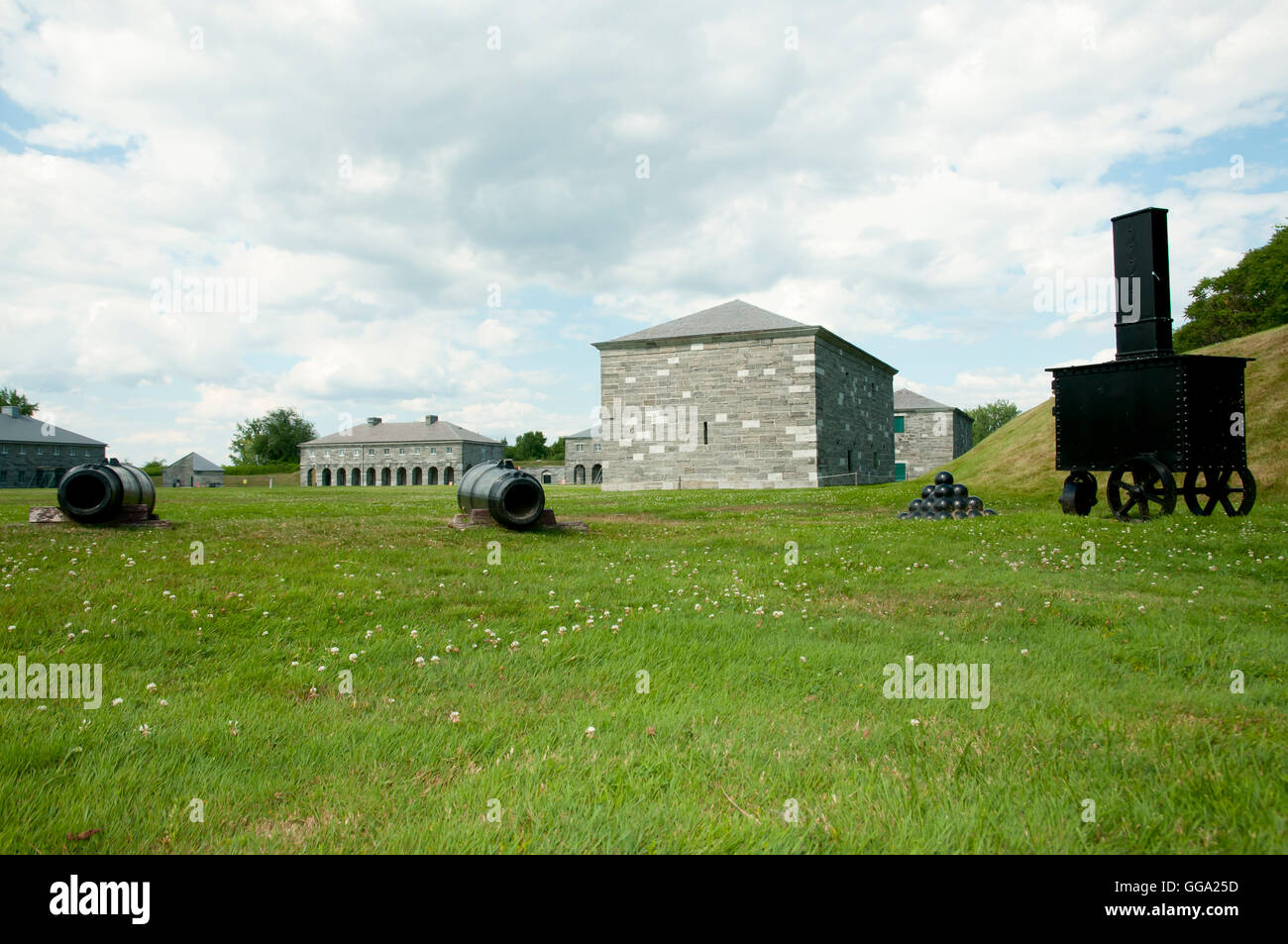 Fort Lennox - Québec - Canada Foto Stock