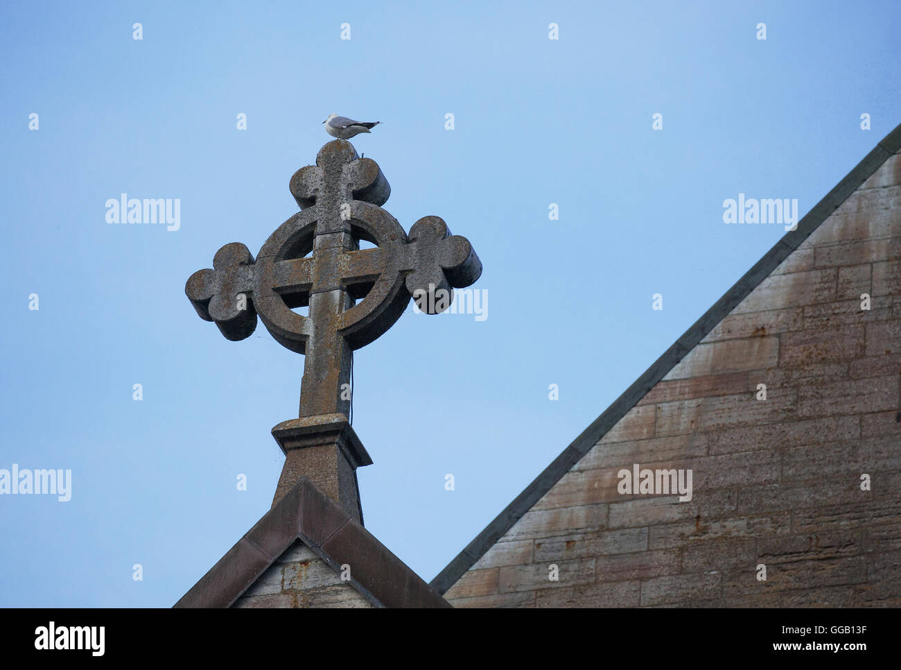 Vadstena Svezia 26 luglio 2016. esterno della chiesa del monastero a Vadstena. Foto Stock