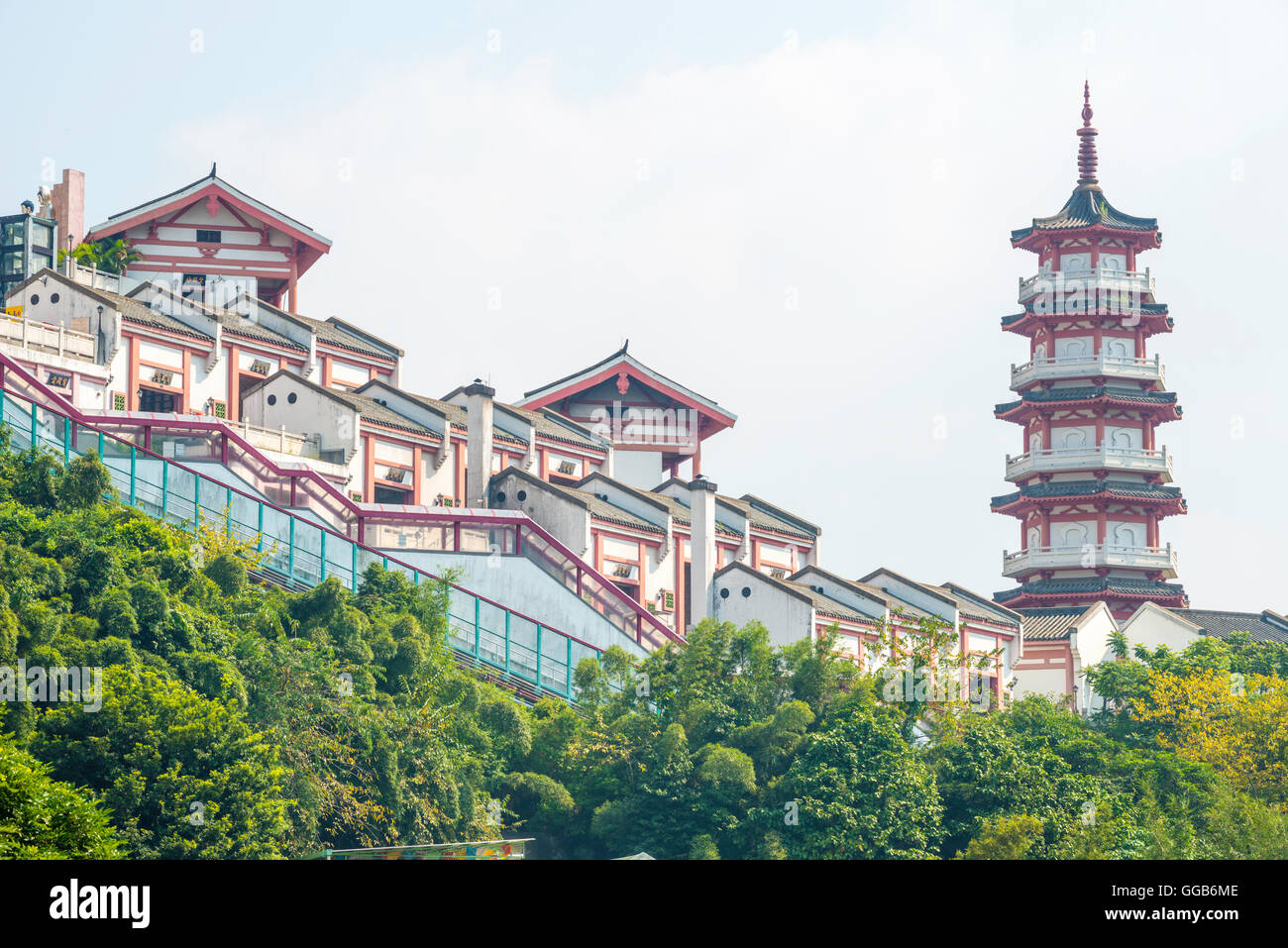 10.000 di buddha e la monestry Foto Stock