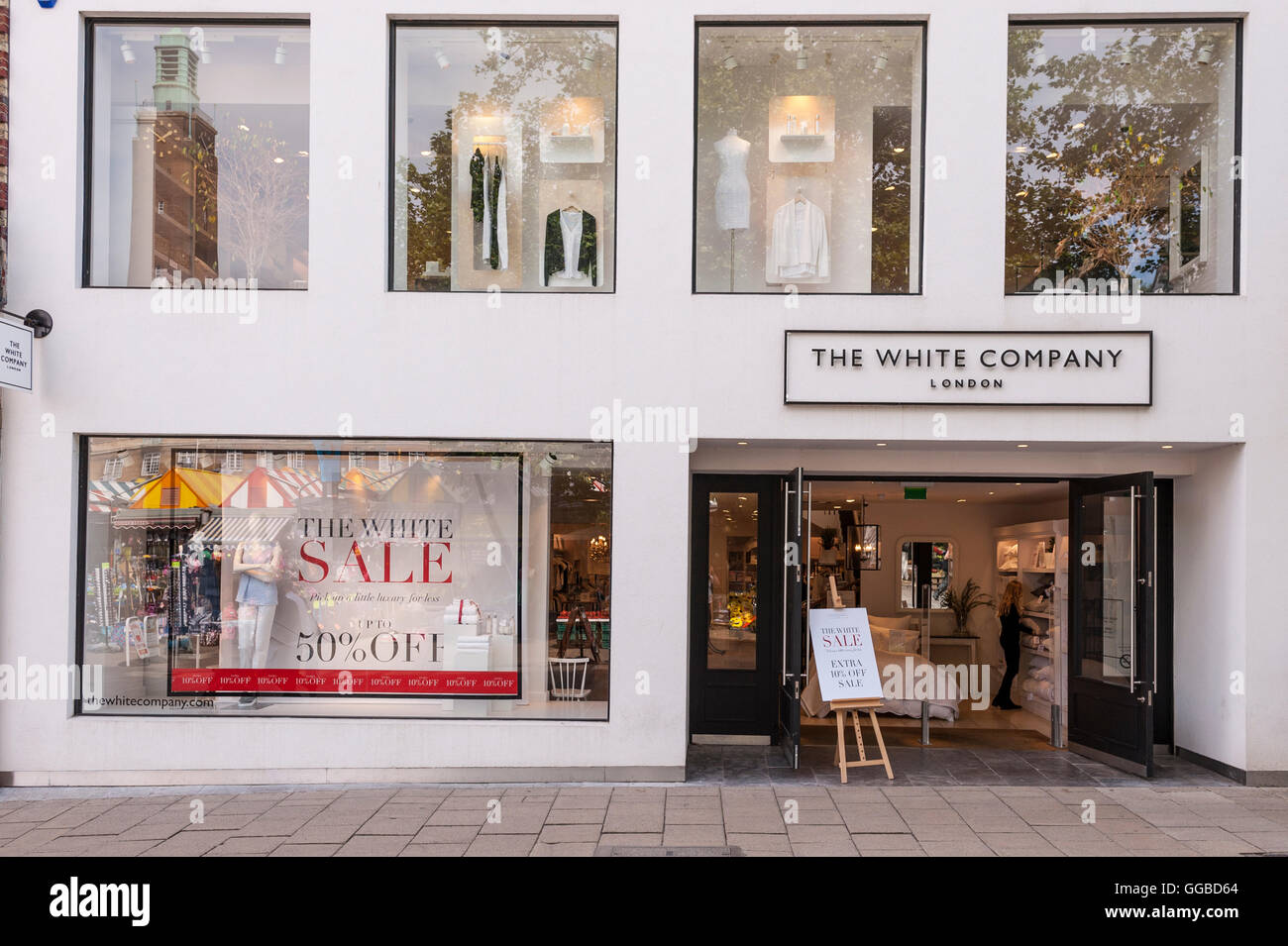 Il White Company shop store in Norwich , Norfolk , Inghilterra , Inghilterra , Regno Unito Foto Stock