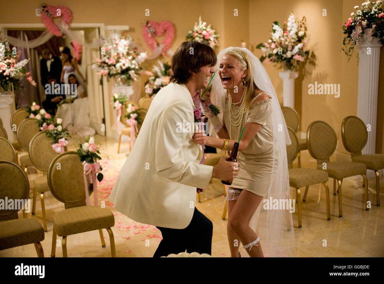 Amore Vegas / Jack (Ashton Kutcher) und gioia (Cameron Diaz) haben Spass. Regie: Tom Vaughan aka. Che cosa accade a Vegas Foto Stock