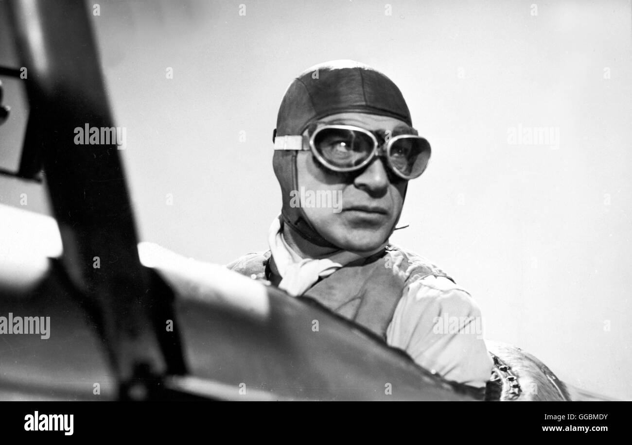 TASK FORCE / TASK FORCE USA / Gary Cooper, Fliegerbrille, Fliegermütze, Flugzeug, Hut aka. TASK FORCE Foto Stock