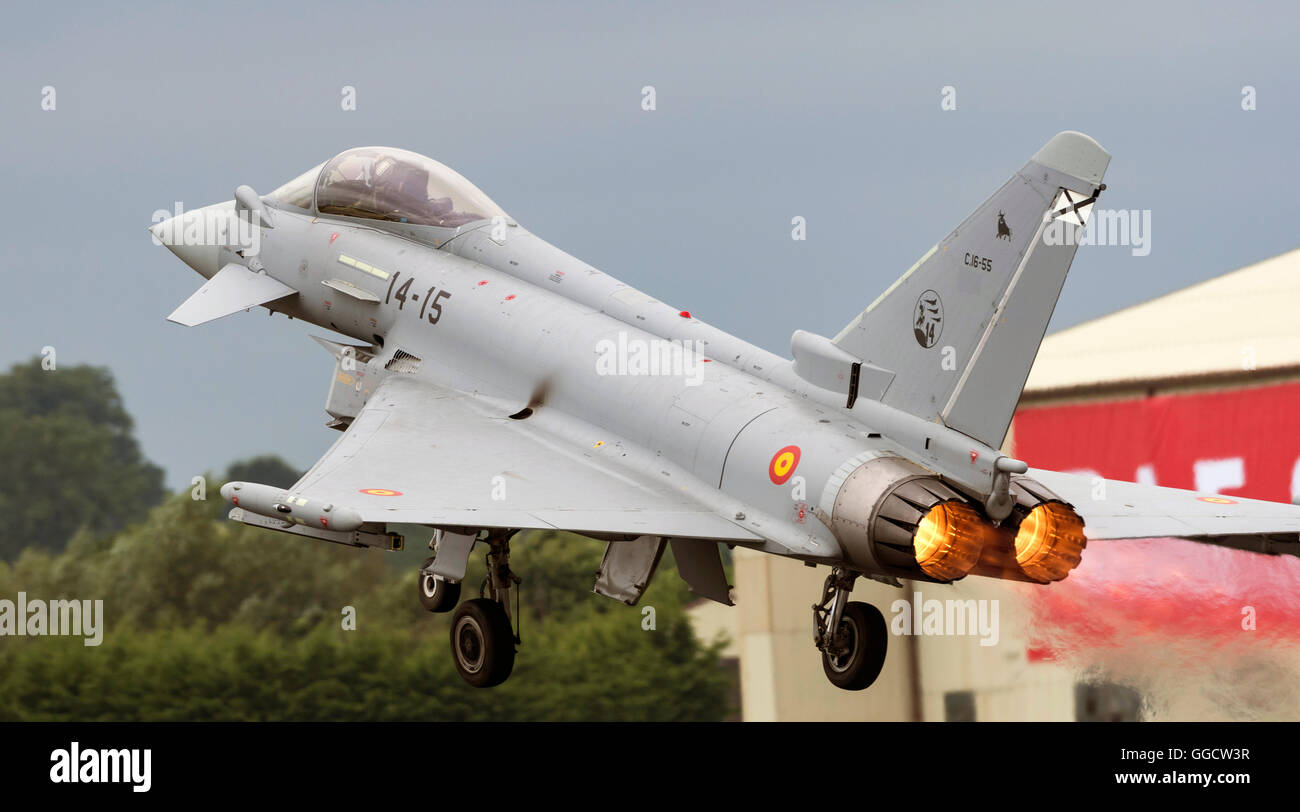 Eurofighter EF2000 Spanish Air Force presso il Royal International Air Tattoo 2016 Foto Stock