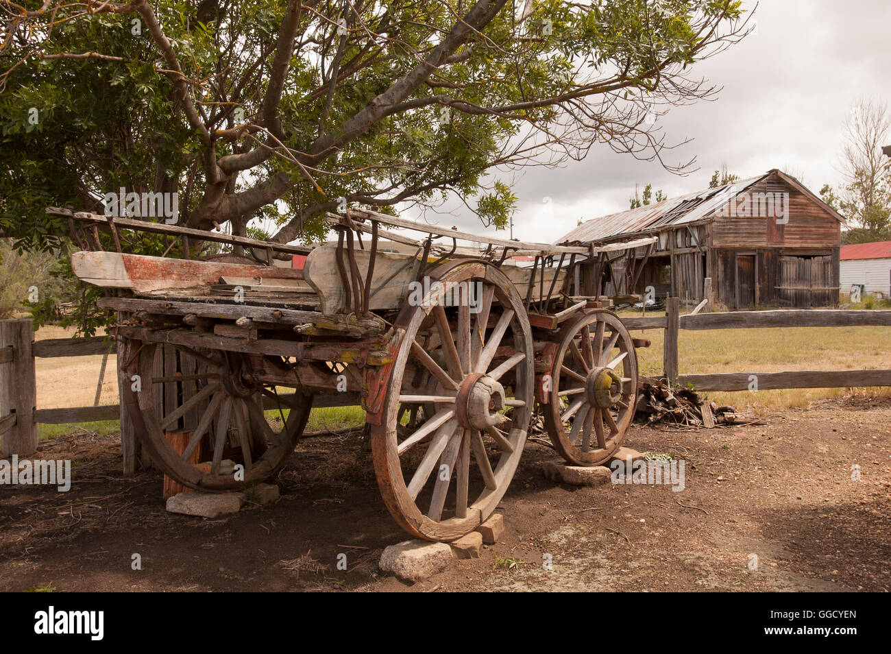 I primi colonizzatori capanna, delegato, Nuovo Galles del Sud Foto Stock
