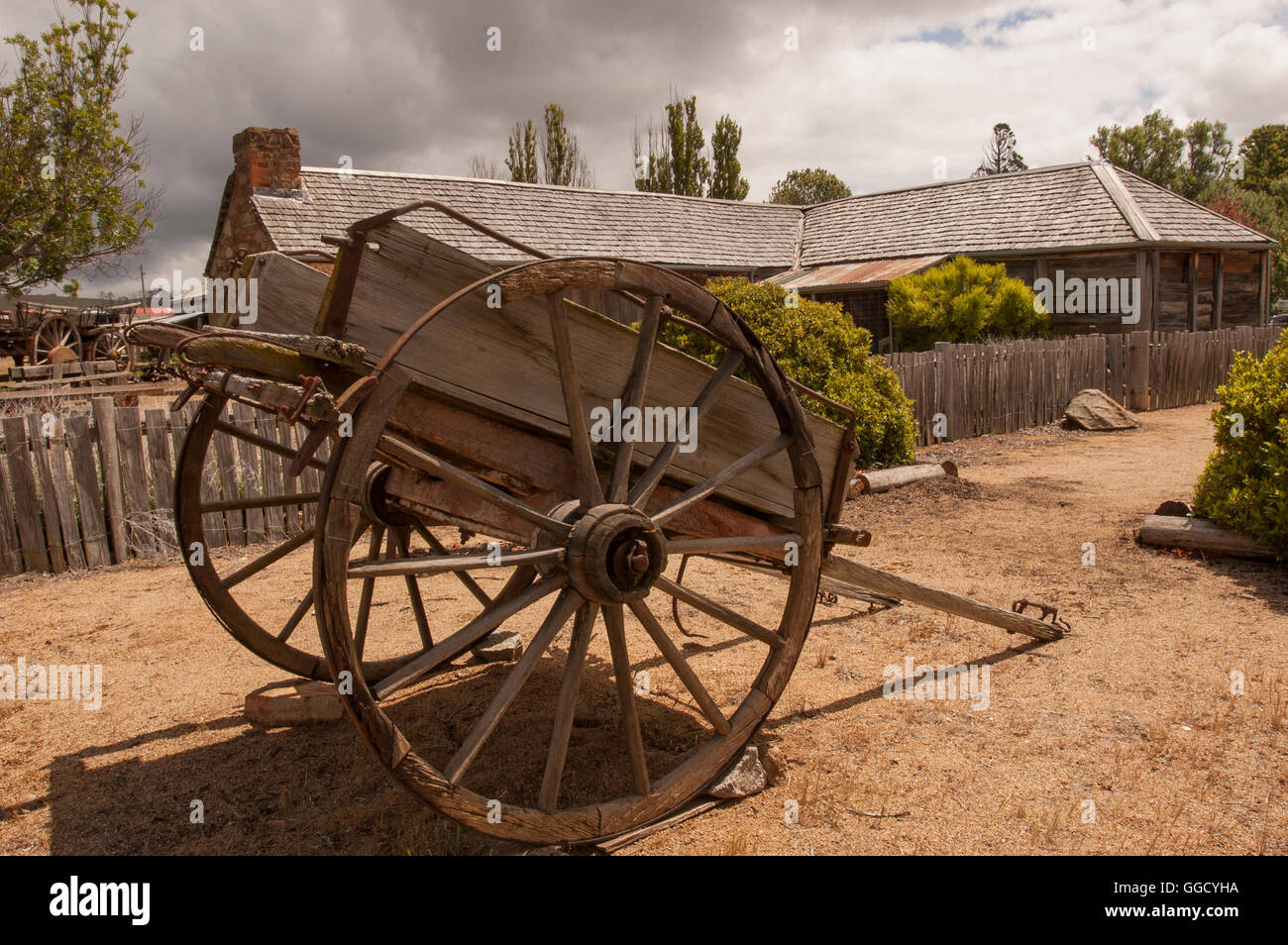 I primi colonizzatori capanna, delegato, Nuovo Galles del Sud Foto Stock