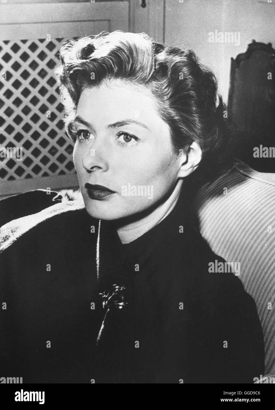 LIEBE IST STäRKER / REISE NACH ITALIEN / Viaggio in Italia Italien 1953 / Roberto Rossellini Bild: INGRID BERGMAN, Aufnahme aus "Viaggio in Italia", 1953 Regie: Roberto Rossellini aka. Viaggio in Italia Foto Stock