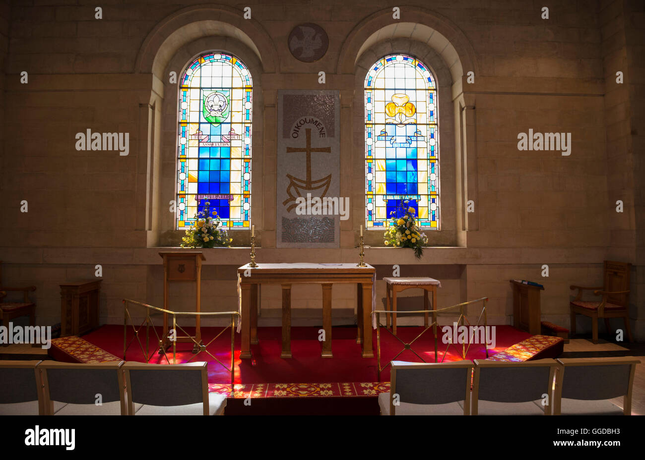 All'interno della cattedrale di St Anne, Belfast Foto Stock