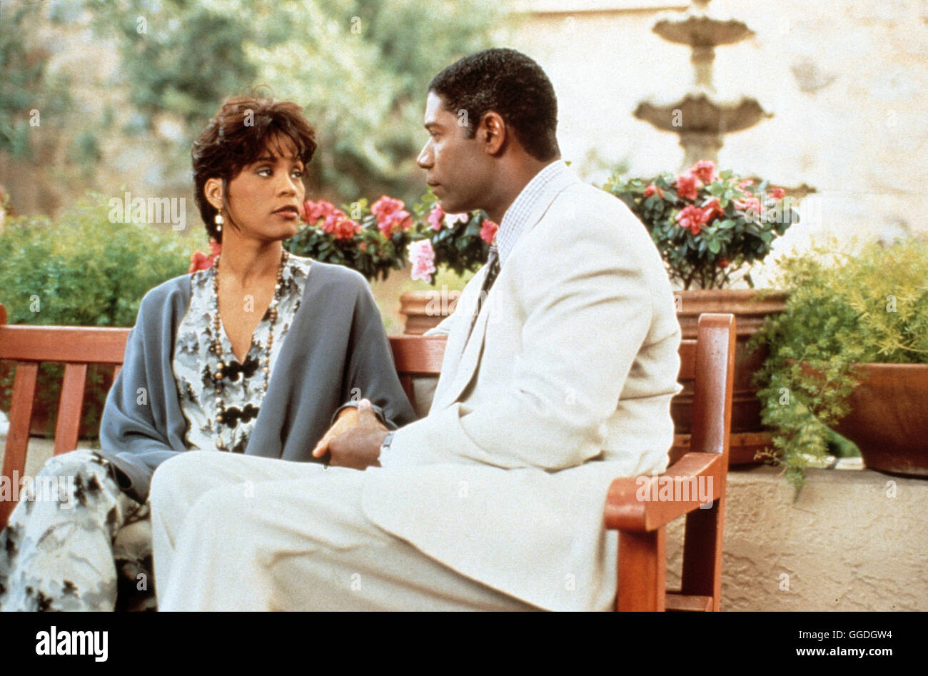 In attesa di espirare - WARTEN AUF il sig. Destra / In attesa di espirare USA 1995 / Forest Whitaker Szene mit WHITNEY HOUSTON (Savannah) und Dennis Haysbert (Kenneth). Regie: Forest Whitaker aka. In attesa di espirare Foto Stock