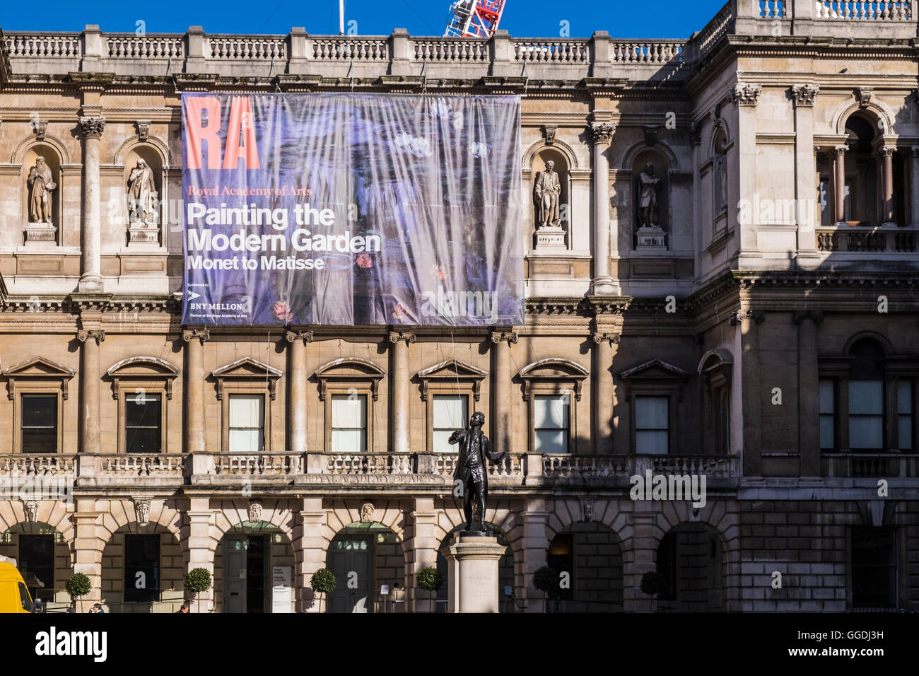 La Royal Academy of Arts, Burlington House, London, England, Regno Unito Foto Stock