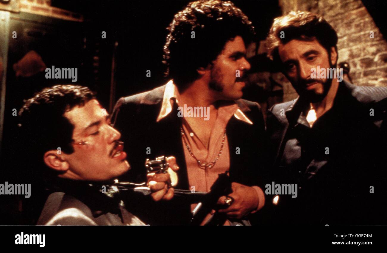 CARLITO'S WAY / Carlito il modo USA 1993 / Brian De Palma John Leguizamo (Benny Blanco), Luis Guzman (Pachanga), AL PACINO (Carlito Brigante), in 'Carlito's Way", 1993. Regie: Brian De Palma aka. Carlito's Way Foto Stock