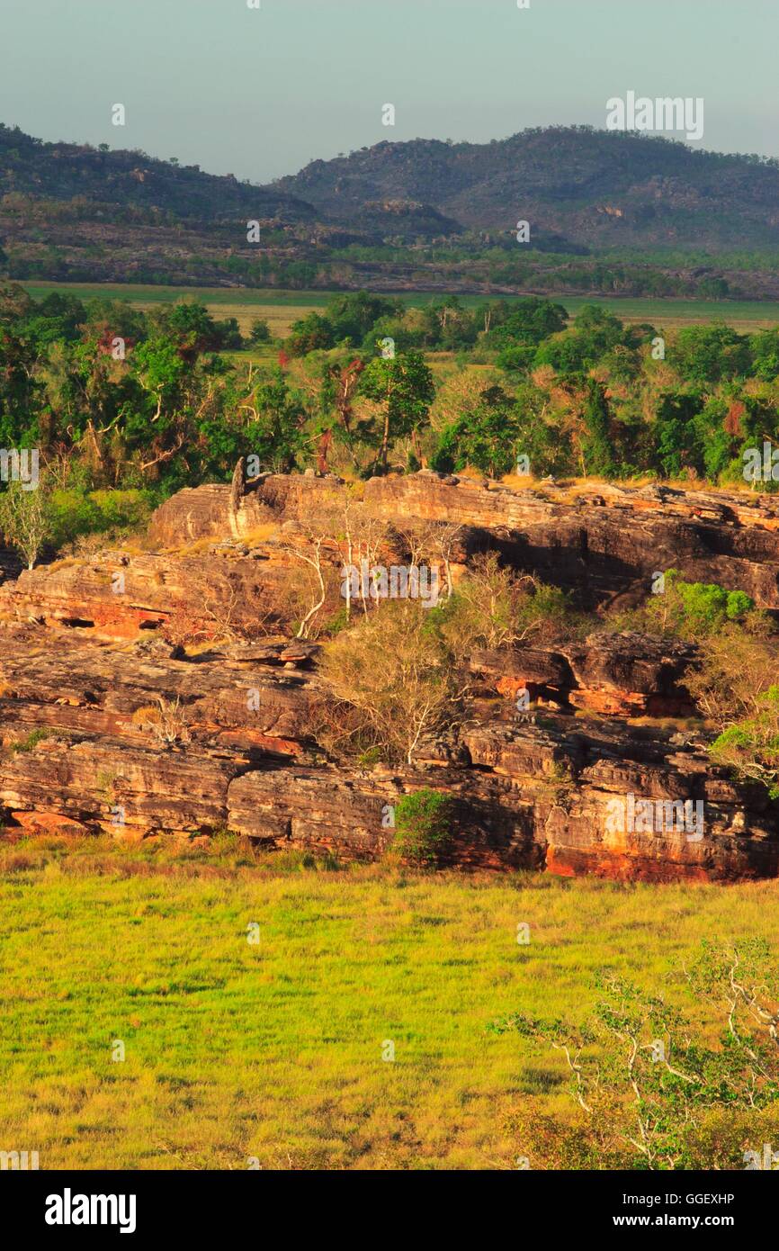 Cieli spettacolari su Ubirr Rock, Parco Nazionale di Kakadu, territorio del Nord, Australia Foto Stock