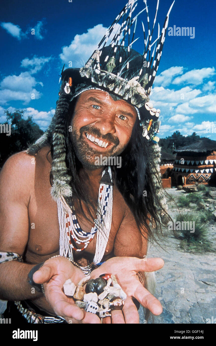 Il sig. Ossa / Sig. ossa ZA 2002 / Grigio Hofmeyr Medizinmann Sig. ossa (LEON SCHUSTER) Regie: Grigio Hofmeyr aka. Il sig. ossa Foto Stock