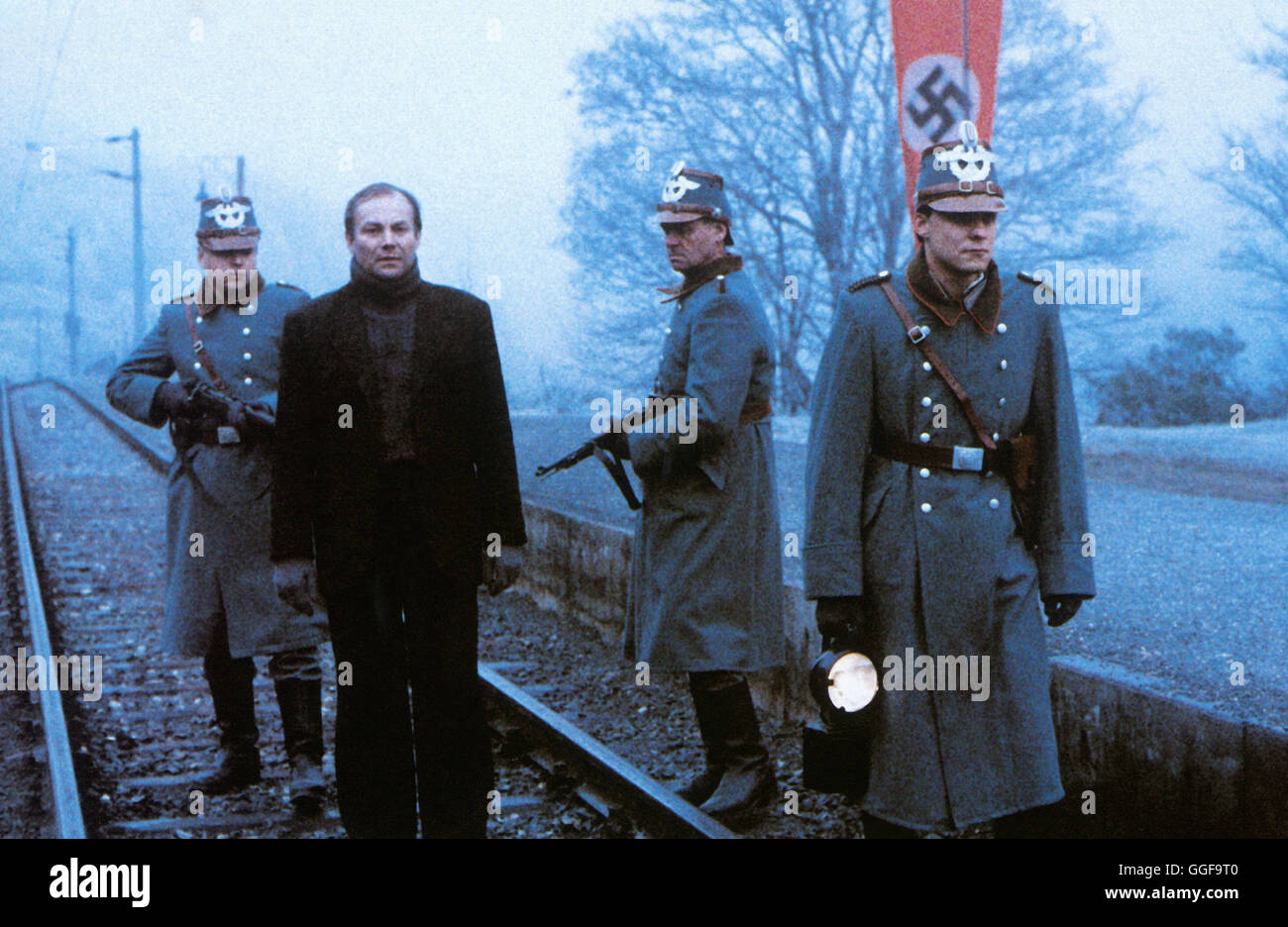 GEORG ELSER - EINER AUS DEUTSCHLAND / BRD 1989 / Klaus Maria Brandauer Szene mit KLAUS MARIA BRANDAUER Regie: Klaus Maria Brandauer Foto Stock